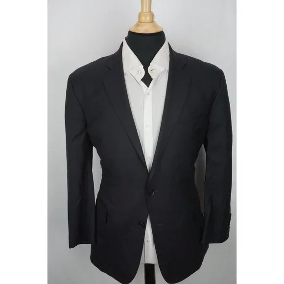 Brooks Brothers Regent Navy Blue 100% Wool Sport Coat Blazer Sz 42R